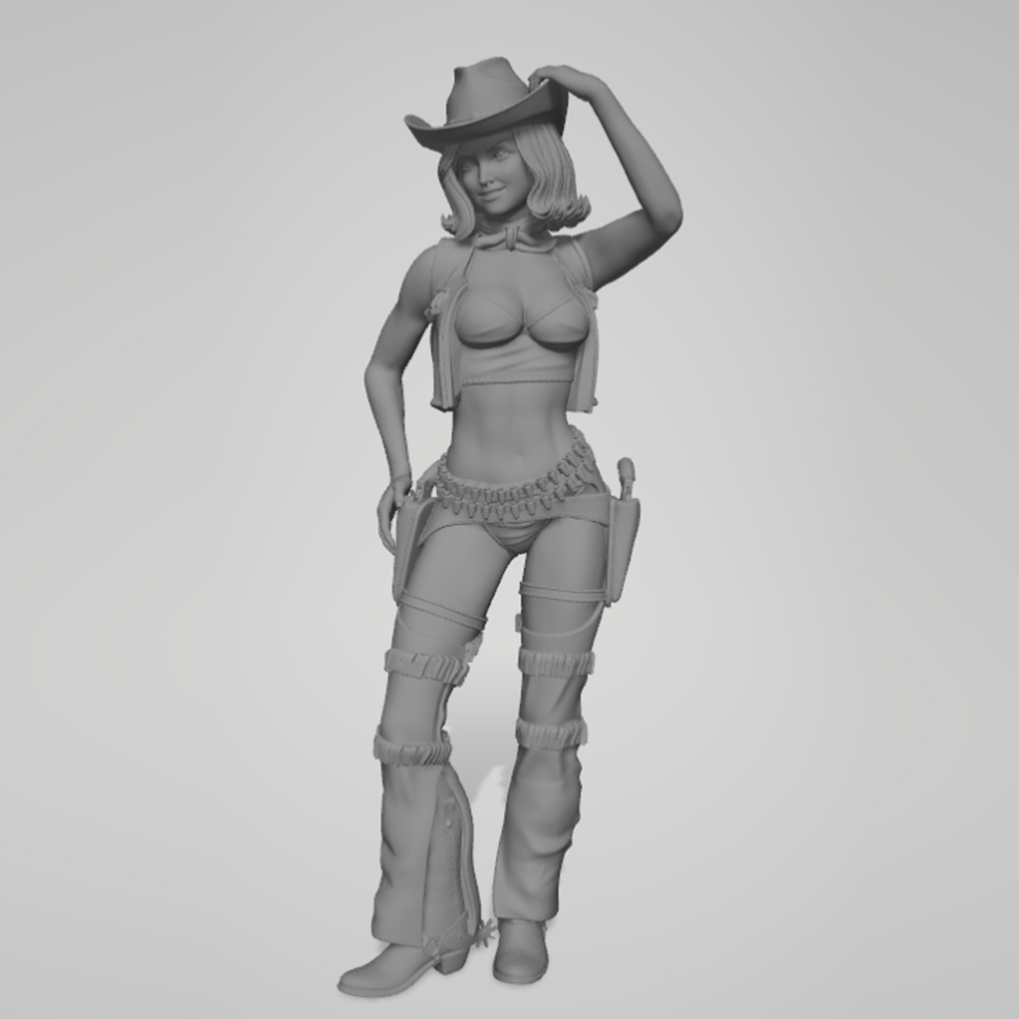 1/24 1/18 1/12 cowboy girl Una - đánh giá và giá Model Kit Fantasy