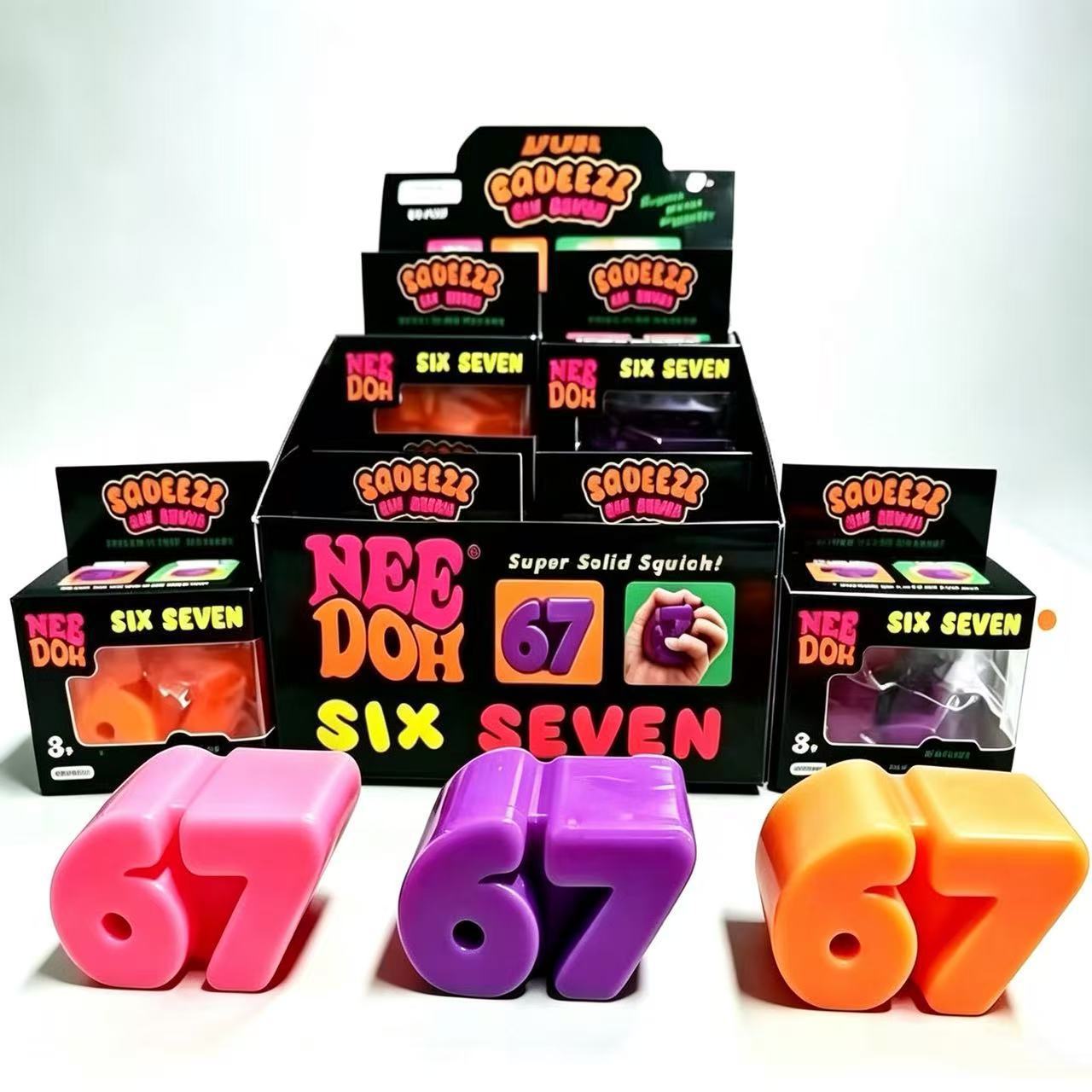 Six Seven Number TPR Squishy T - đánh giá và giá Model Kit Eva