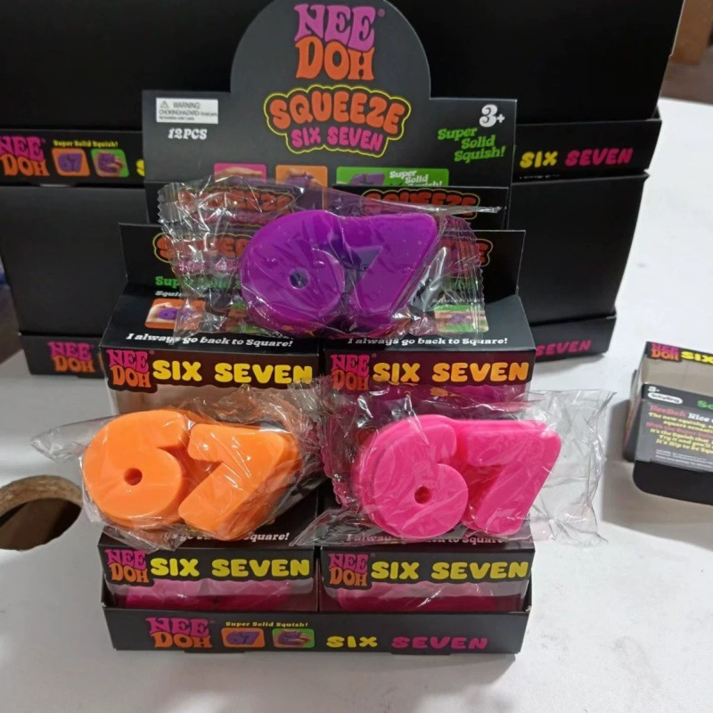 Six Seven Number TPR Squishy T - đánh giá và giá Model Kit Eva