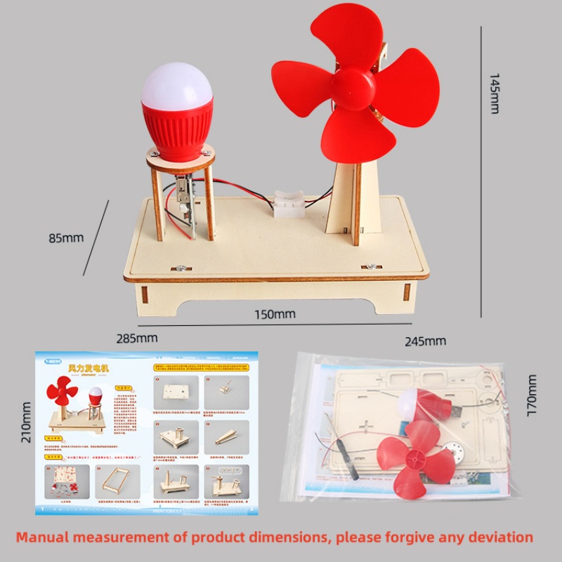DIY Wooden Wind Turbine Model  - đánh giá và giá Model Kit Fantasy