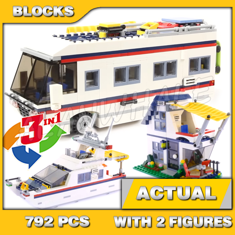 792pcs 3in1 Creative Vacation  - đánh giá và giá Model Kit Yacht